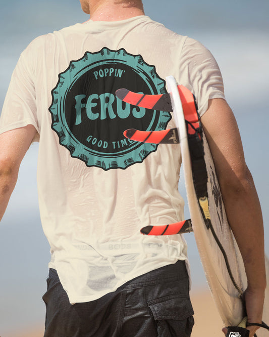 FERUS "Poppin'" Garment-Dyed Heavyweight Tee